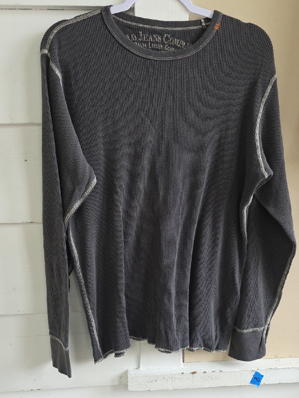 Polo by Ralph Lauren Charcoal Waffle-Knit Crewneck Sweater